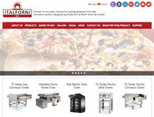 Tablet Screenshot of italforniusa.com